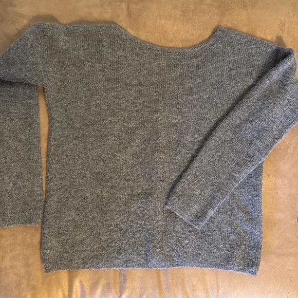 Sezane Barry Cardigan Charcoal Grey - Picture 4 of 8
